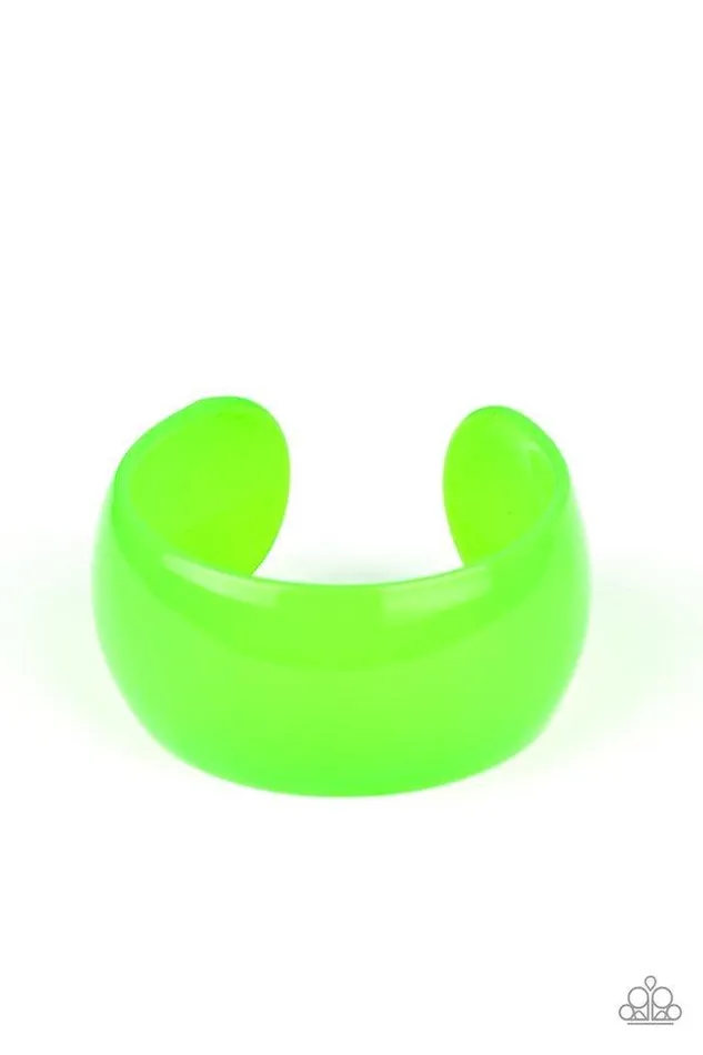 Paparazzi Bracelet Fluent in Flamboyance Green Paparazzi Jewelry Bracelets