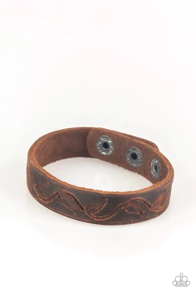 Paparazzi Bracelet Happy Harvester Brown Paparazzi Jewelry Bracelets