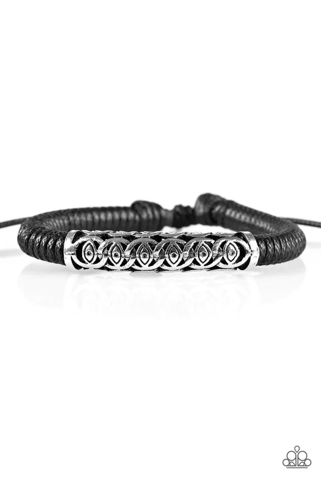 Paparazzi Bracelet Island Escape Black Paparazzi Jewelry Bracelets