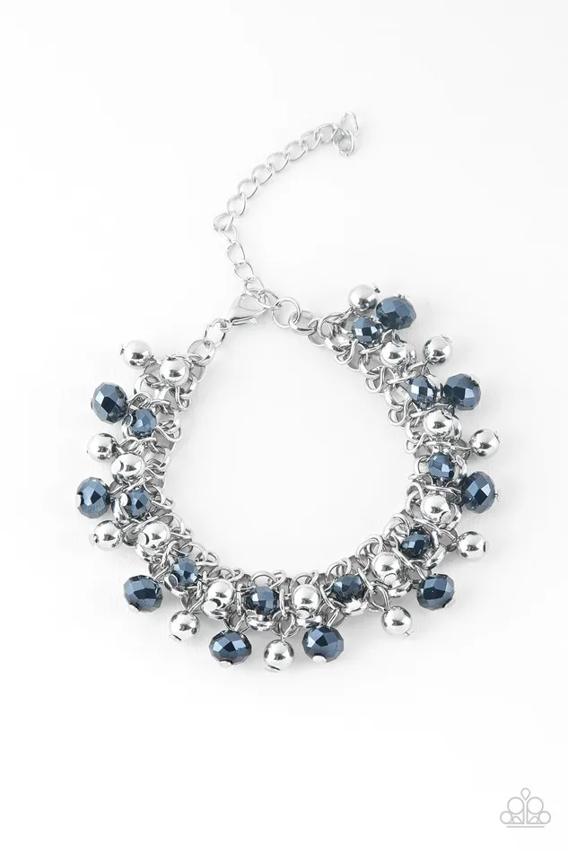 Paparazzi Bracelet Just For The FUND Of It Blue Paparazzi Jewelry Bracelets