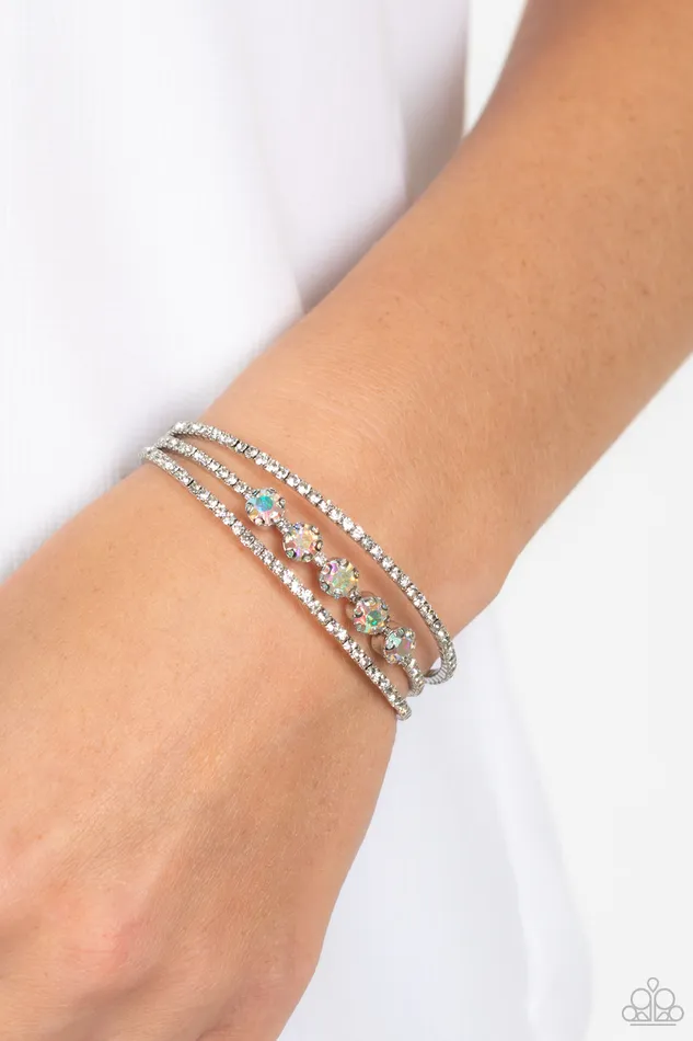 Paparazzi Bracelet Lucid Layers Multi Paparazzi Jewelry Bracelets