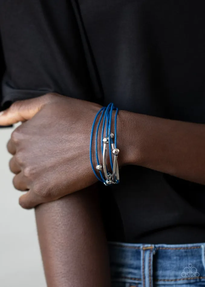 Paparazzi Bracelet Magnetically Modern Blue Paparazzi Jewelry Bracelets