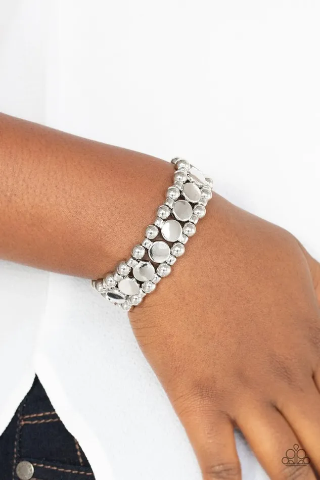 Paparazzi Bracelet Metro Magnetism Silver Paparazzi Jewelry Bracelets