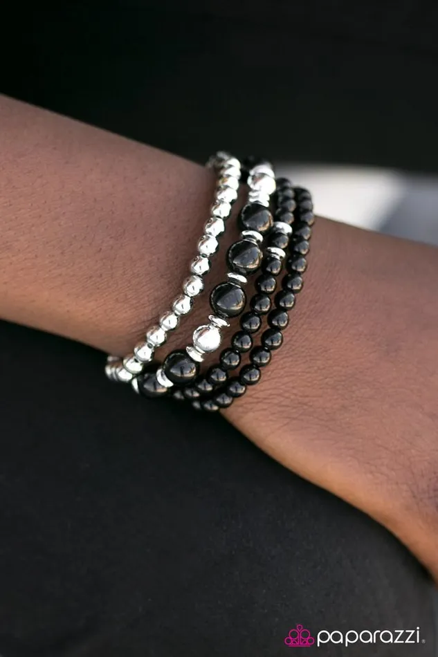 Paparazzi Bracelet Party Like Gatsby Black Paparazzi Jewelry Bracelets
