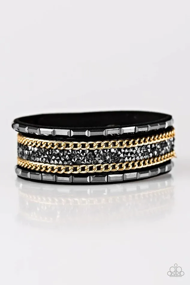 Paparazzi Bracelet Punk Princess Black Paparazzi Jewelry Bracelets