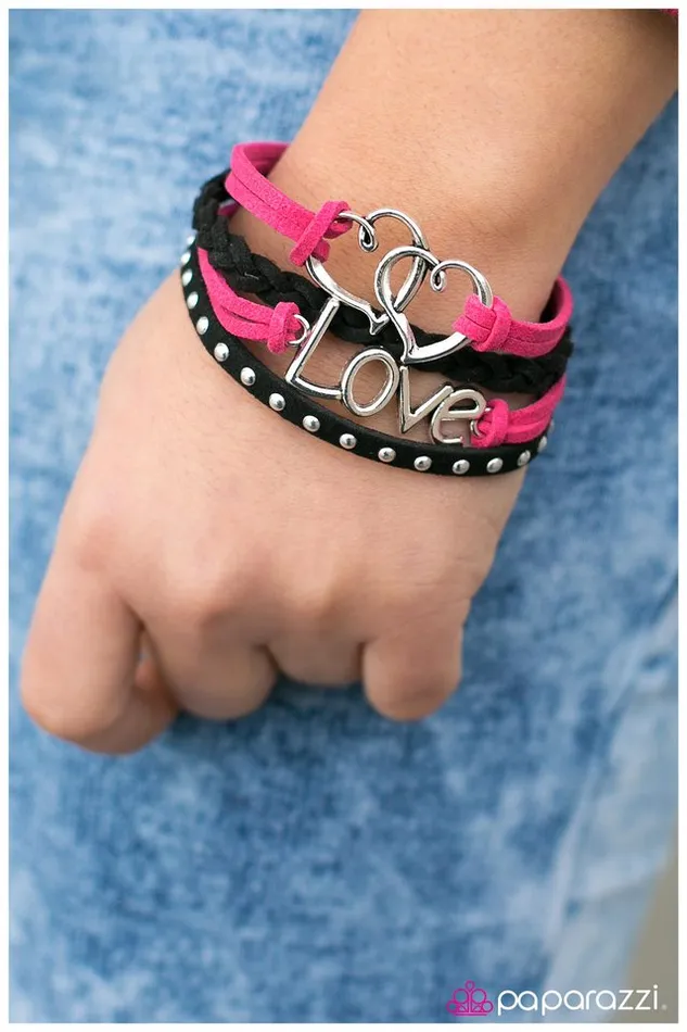 Paparazzi Bracelet Secret Admirer Pink Paparazzi Jewelry Bracelets