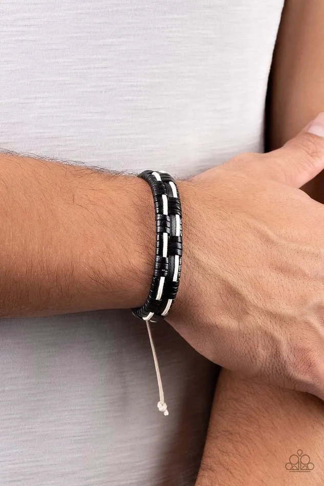 Paparazzi Bracelet Solo Escapade Black Paparazzi Jewelry Bracelets
