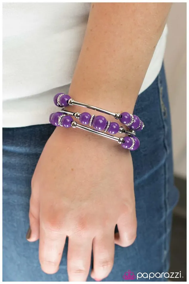 Paparazzi Bracelet Thats A Wrap Purple Paparazzi Jewelry Bracelets