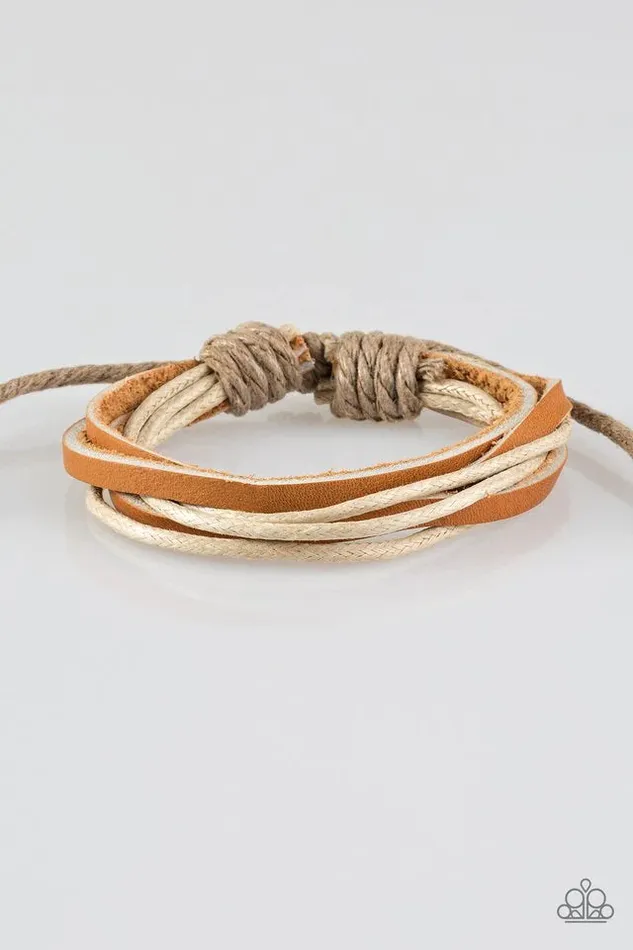 Paparazzi Bracelet Way Seeker Brown Paparazzi Jewelry Bracelets