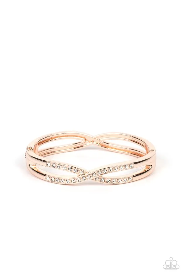 Paparazzi Bracelet Woven in Wealth Gold Paparazzi Jewelry Bracelets