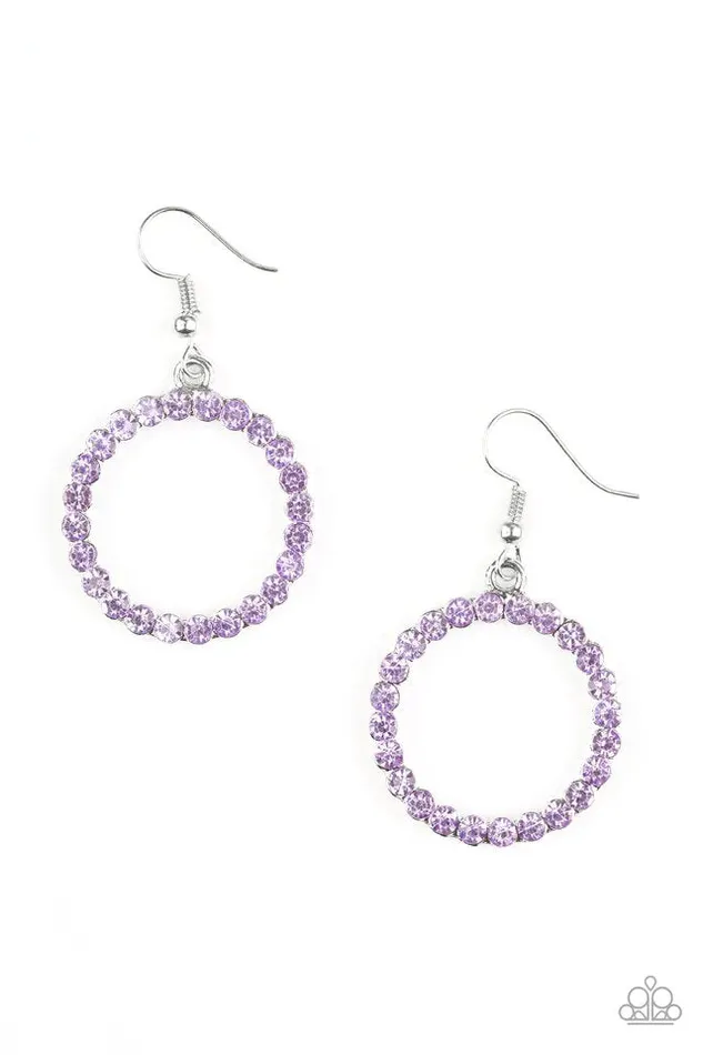 Paparazzi Earring Bubblicious Purple Paparazzi Jewelry Earrings