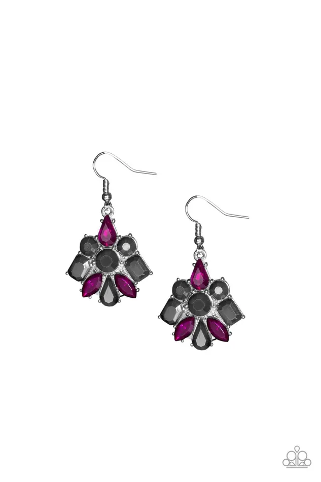 Paparazzi Earring Fiercely Famous Multi Paparazzi Jewelry Earrings
