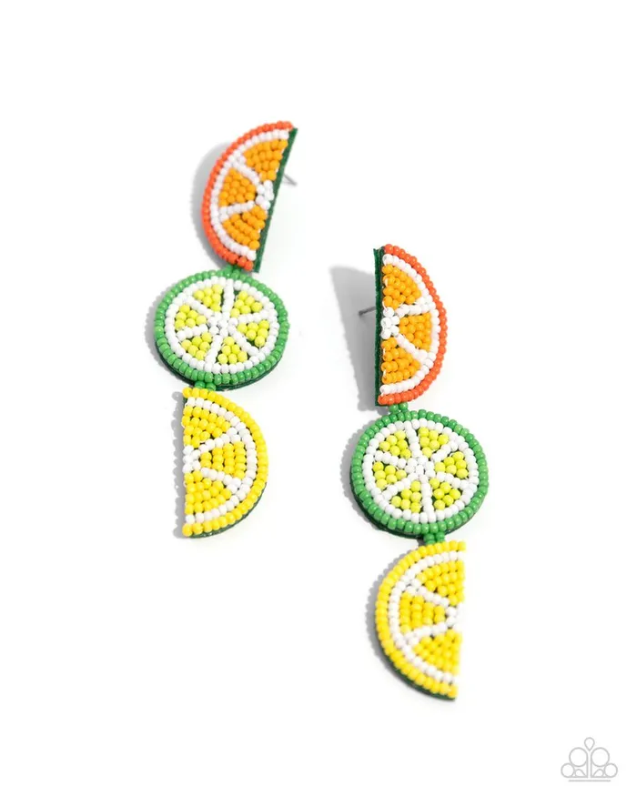 Paparazzi Earring Fresh Fruit Multi Paparazzi Jewelry Earrings Paparazzi Earring Fresh Fruit Multi Paparazzi Jewelry Earrings