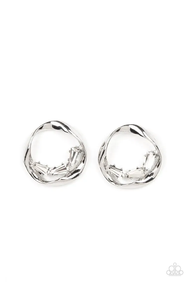 Paparazzi Earring Imperfect Illumination White Paparazzi Jewelry Earrings Paparazzi Earring Imperfect Illumination White Paparazzi Jewelry Earrings
