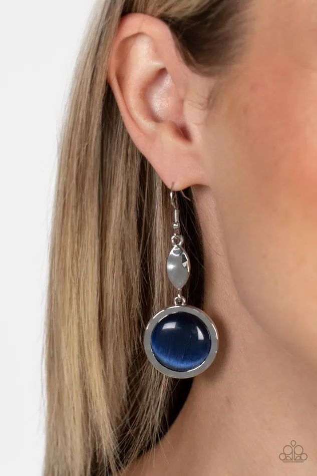 Paparazzi Earring Magically Magnificent Blue Paparazzi Jewelry Earrings