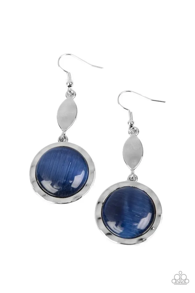 Paparazzi Earring Magically Magnificent Blue Paparazzi Jewelry Earrings