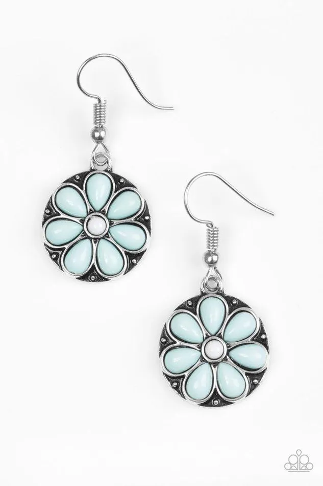Paparazzi Earring MARIGOLD Rush Blue Paparazzi Jewelry Earrings