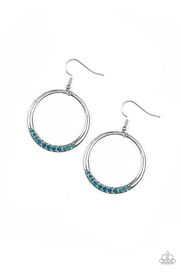 Paparazzi Earring Morning Mimosas Blue Paparazzi Jewelry Earrings