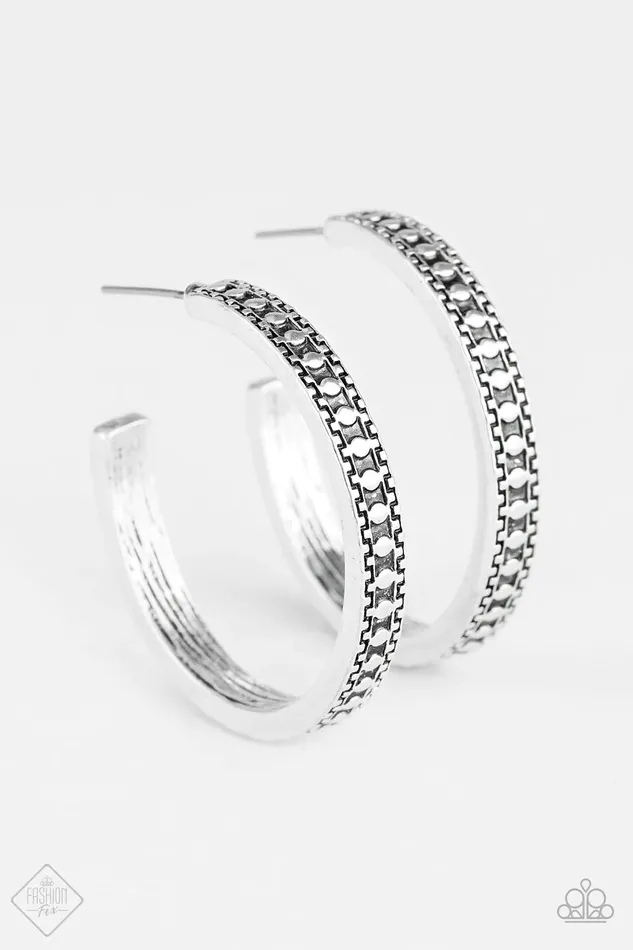 Paparazzi Earring Playfully Peruvian Silver Paparazzi Jewelry Earrings