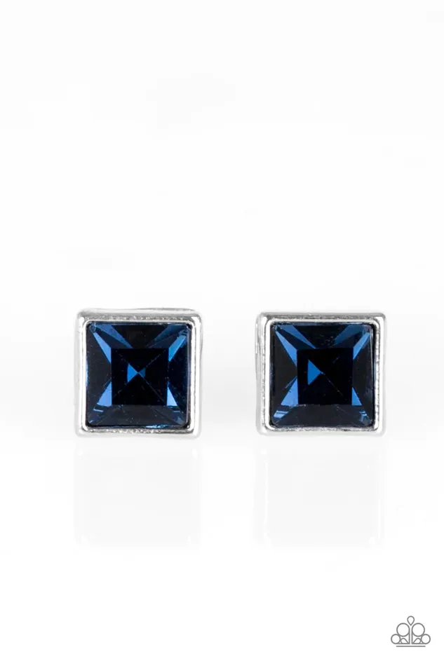 Paparazzi Earring Princess Perfection Blue Paparazzi Jewelry Earrings