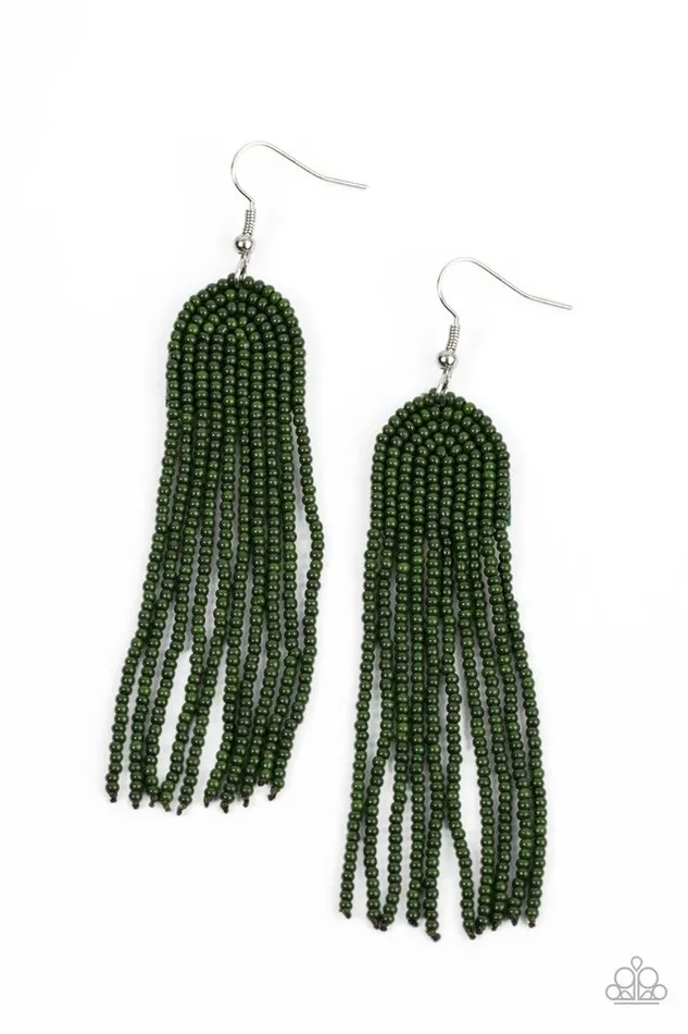 Paparazzi Earring Right as RAINBOW Green Paparazzi Jewelry Earrings Paparazzi Earring Right as RAINBOW Green Paparazzi Jewelry Earrings