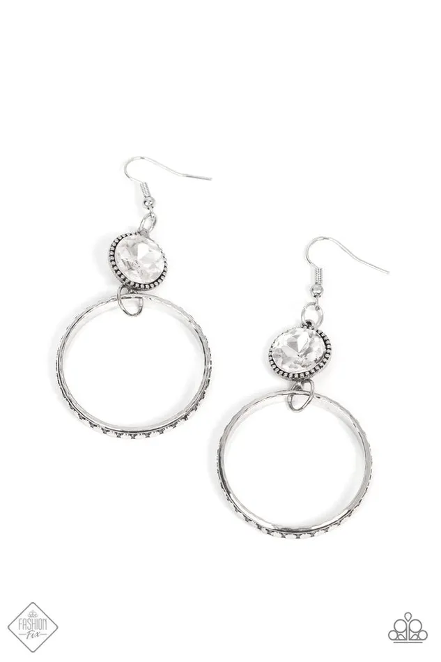 Paparazzi Earring Standalone Sparkle White Paparazzi Jewelry Earrings Paparazzi Earring Standalone Sparkle White Paparazzi Jewelry Earrings