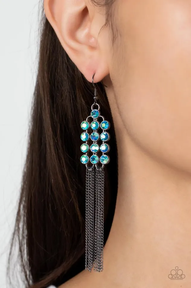 Paparazzi Earring Tasteful Tassel Multi Paparazzi Jewelry Earrings