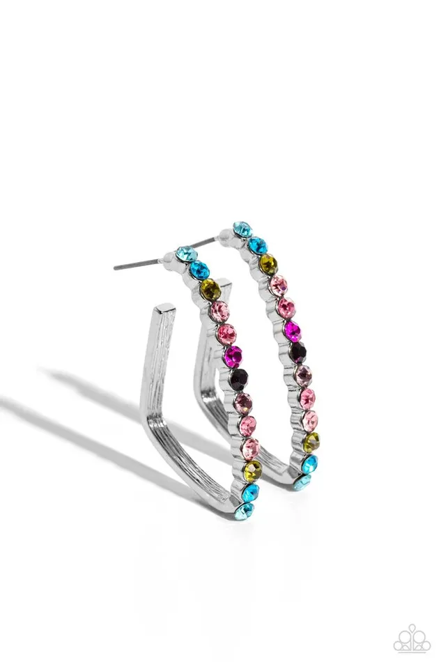 Paparazzi Earring Triangular Tapestry Multi Paparazzi Jewelry Earrings Paparazzi Earring Triangular Tapestry Multi Paparazzi Jewelry Earrings