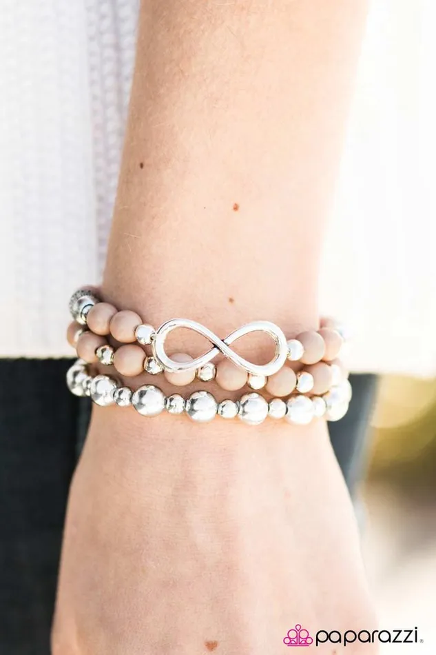 Paparazzi Jewelry Bracelets Paparazzi Bracelet A Race Against Time Brown