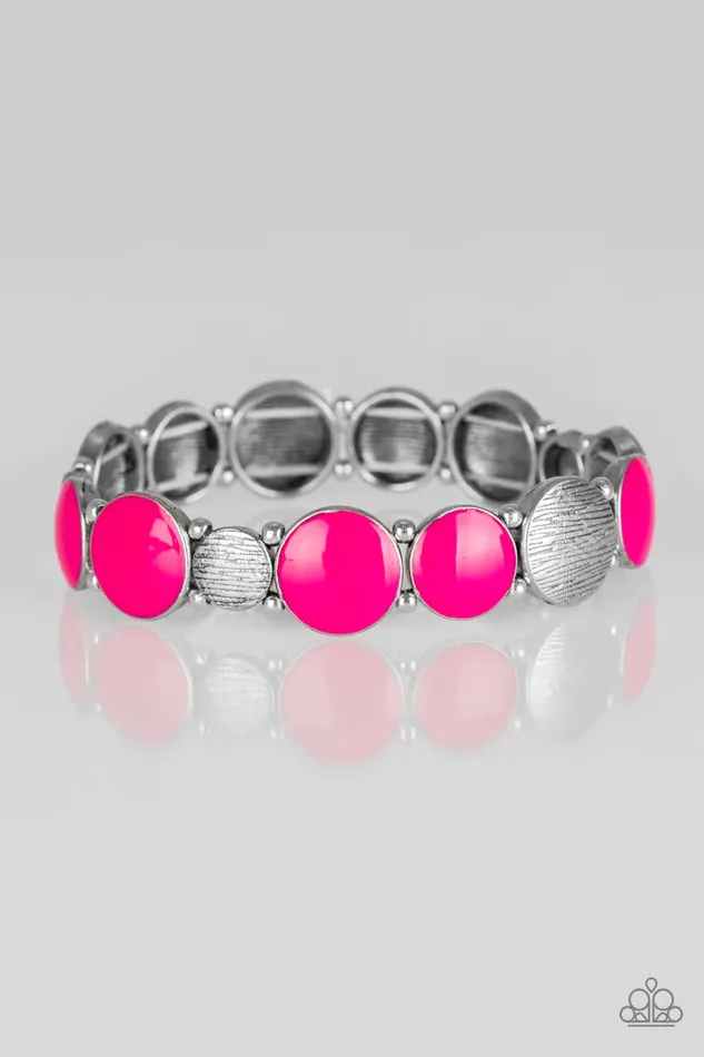 Paparazzi Jewelry Bracelets Paparazzi Bracelet Bubble Blast Pink