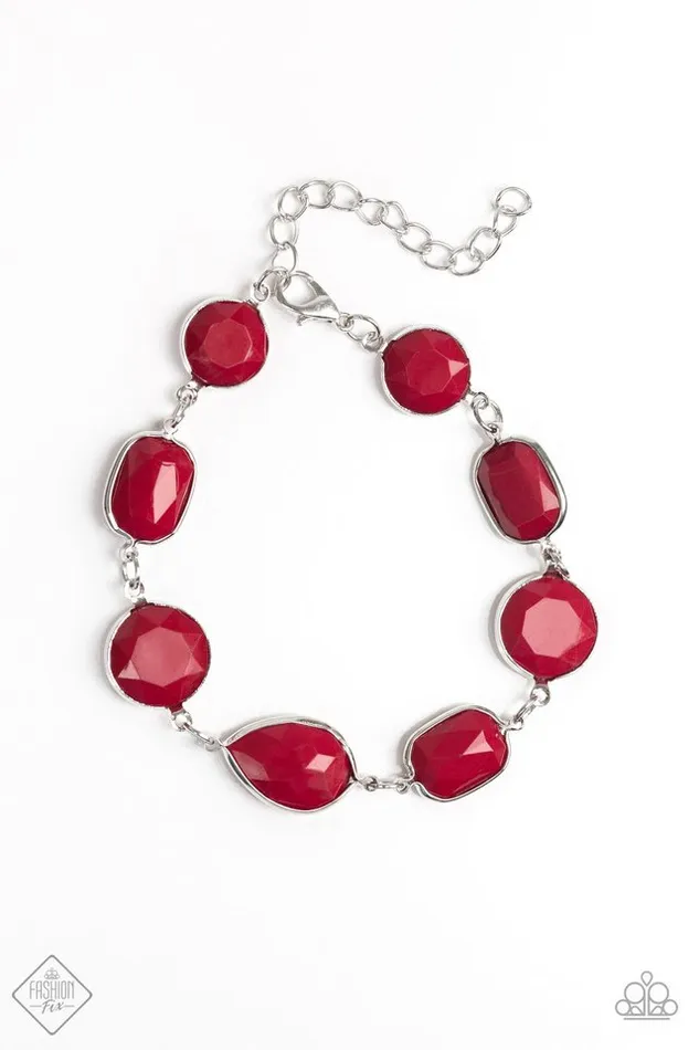 Paparazzi Jewelry Bracelets Paparazzi Bracelet Carefree Spirit Red