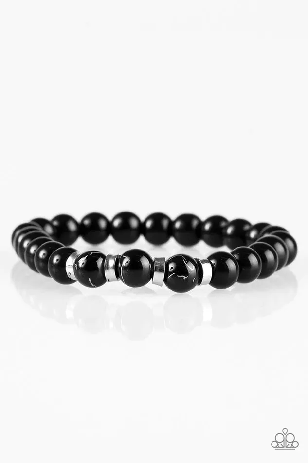Paparazzi Jewelry Bracelets Paparazzi Bracelet Composed Black
