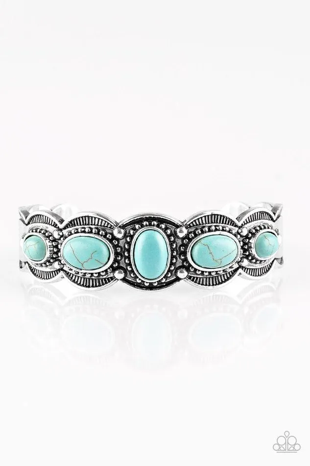 Paparazzi Jewelry Bracelets Paparazzi Bracelet Desert Farer Blue