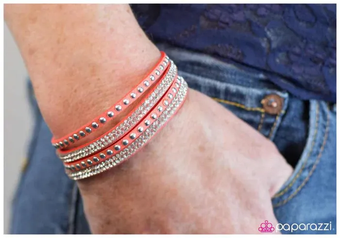 Paparazzi Jewelry Bracelets Paparazzi Bracelet Ego Trip Orange