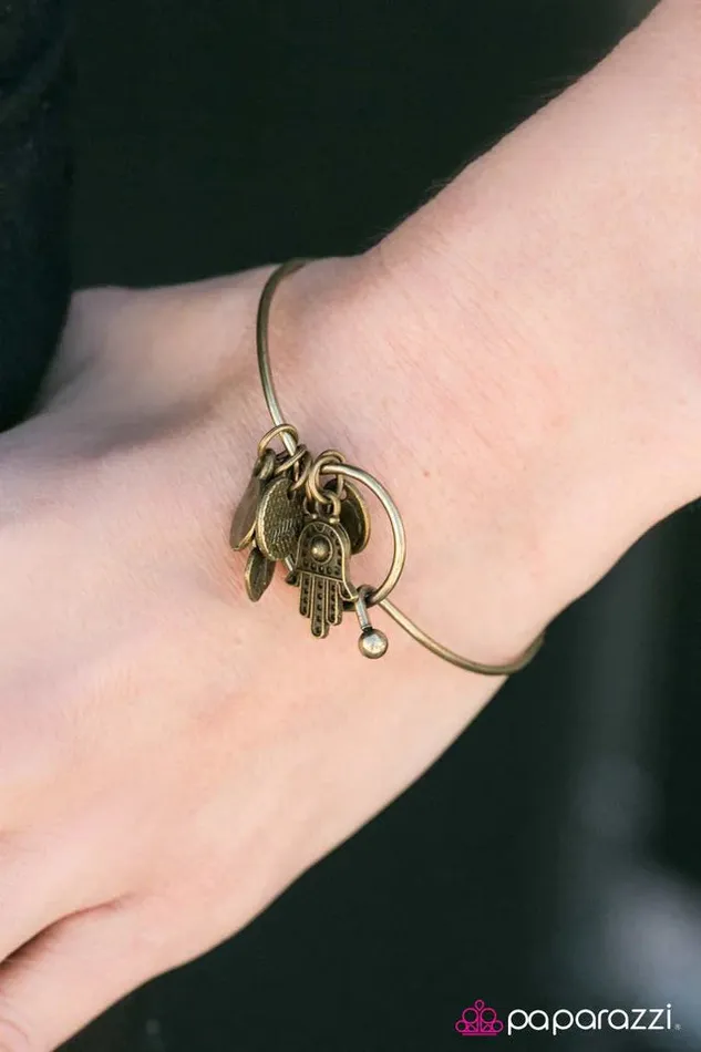 Paparazzi Jewelry Bracelets Paparazzi Bracelet Everything Zen Brass