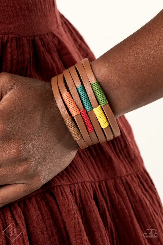 Paparazzi Jewelry Bracelets Paparazzi Bracelet Fashion Fix Sept 2020 Country Colors Multi