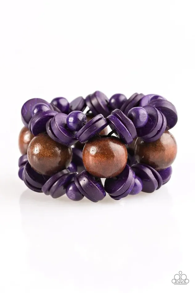 Paparazzi Jewelry Bracelets Paparazzi Bracelet Fiji Fabulous Purple