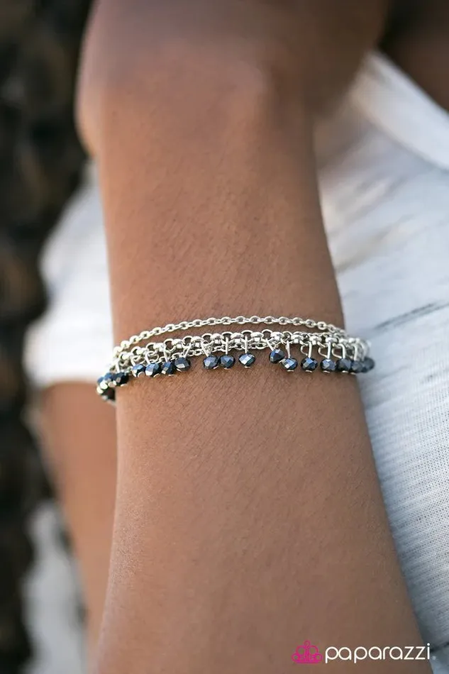 Paparazzi Jewelry Bracelets Paparazzi Bracelet Firework Fashion Blue