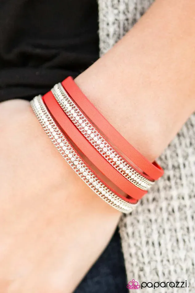 Paparazzi Jewelry Bracelets Paparazzi Bracelet Flash Mob Fashion Orange