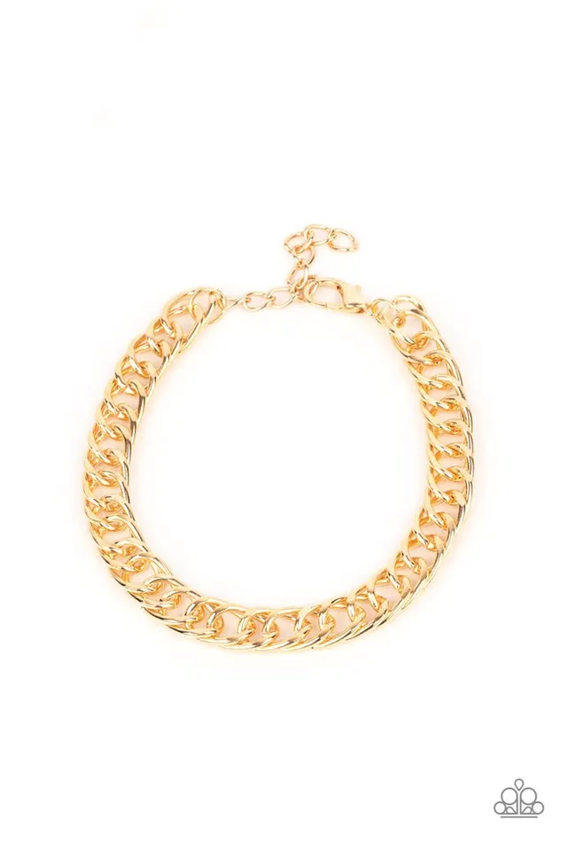 Paparazzi Jewelry Bracelets Paparazzi Bracelet GameChanging Couture Gold