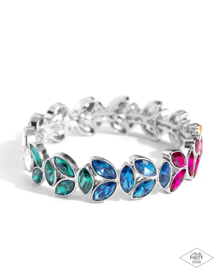 Paparazzi Jewelry Bracelets Paparazzi Bracelet Gilded Gardens Multi