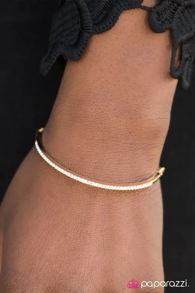Paparazzi Jewelry Bracelets Paparazzi Bracelet Glitter Empire Gold