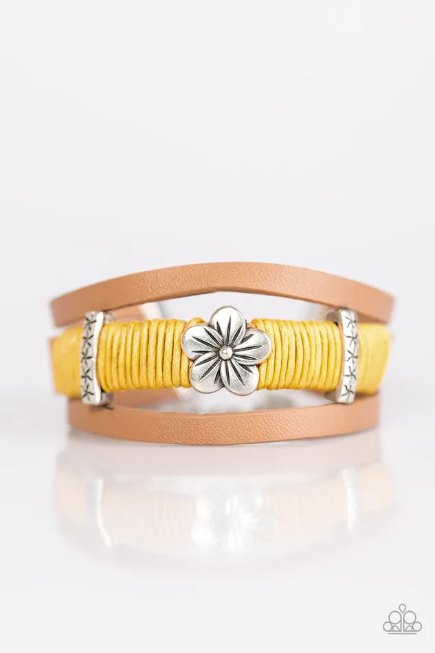 Paparazzi Jewelry Bracelets Paparazzi Bracelet Hawaiian Haven Yellow