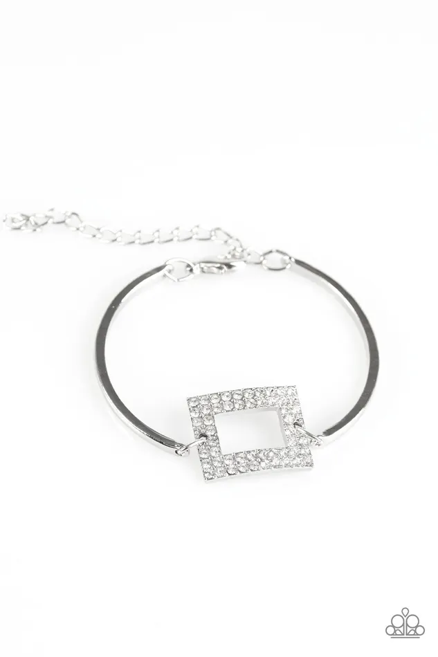 Paparazzi Jewelry Bracelets Paparazzi Bracelet Main Street Metro White