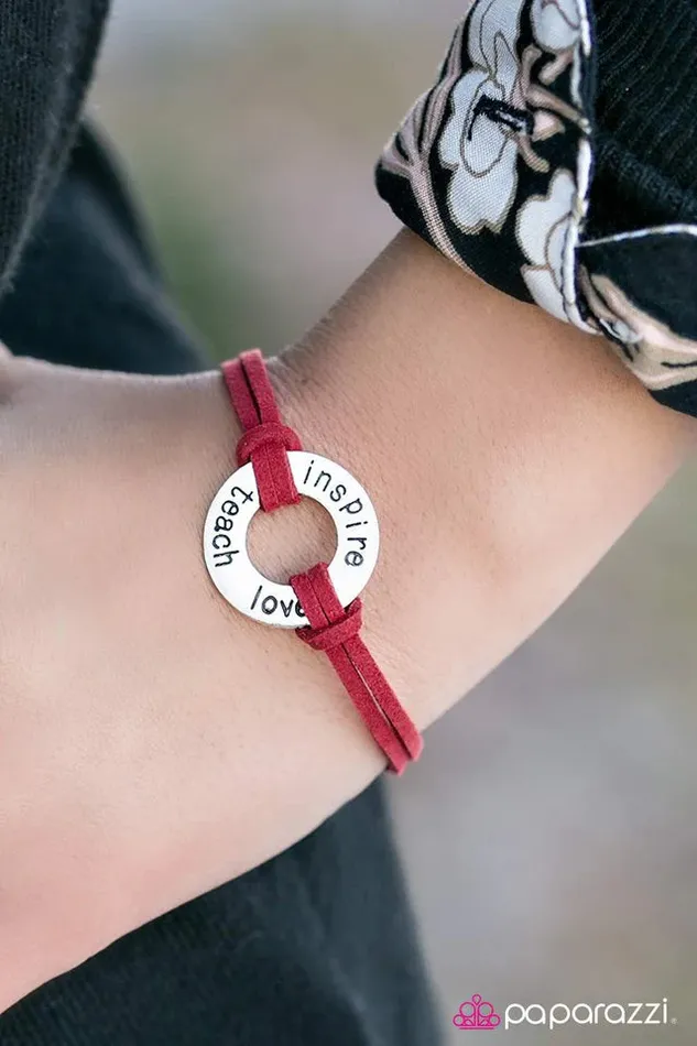 Paparazzi Jewelry Bracelets Paparazzi Bracelet Never Stop Dreaming Red