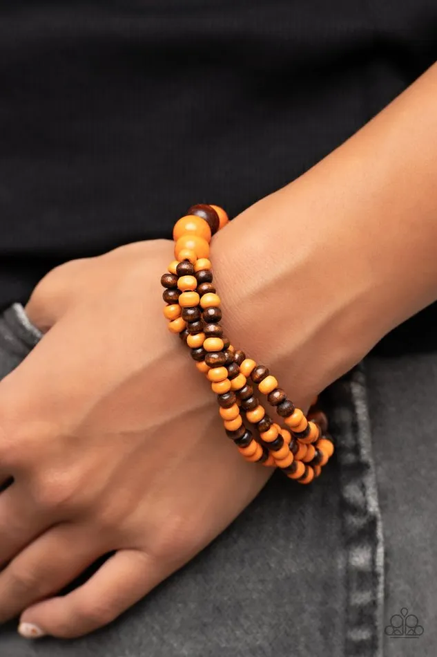 Paparazzi Jewelry Bracelets Paparazzi Bracelet Oceania Oasis Orange