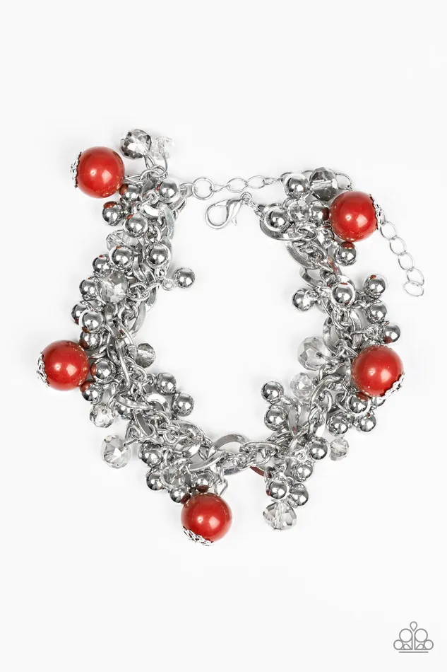 Paparazzi Jewelry Bracelets Paparazzi Bracelet Pretty In Posh Red