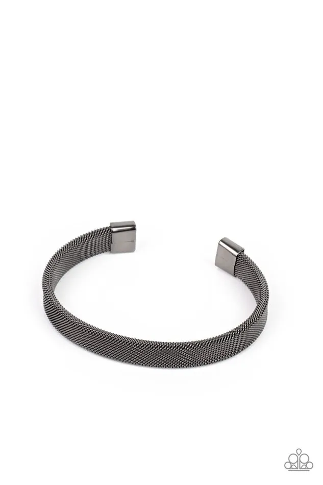 Paparazzi Jewelry Bracelets Paparazzi Bracelet Quit MESHing around Black Paparazzi Jewelry Bracelets Paparazzi Bracelet Quit MESHing around Black