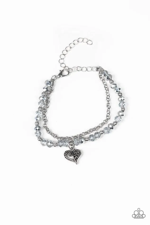 Paparazzi Jewelry Bracelets Paparazzi Bracelet Rare Romance Silver