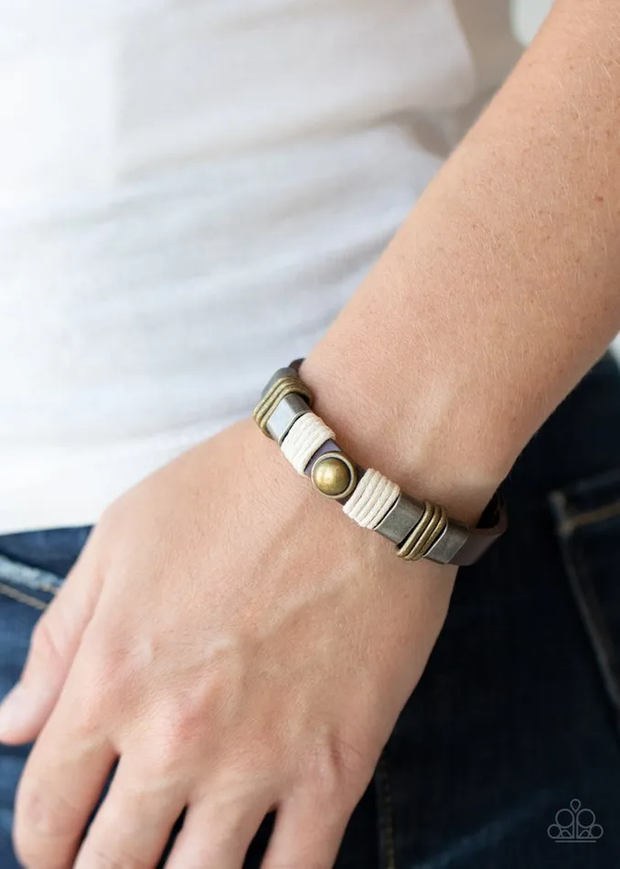 Paparazzi Jewelry Bracelets Paparazzi Bracelet Rev It Up Brown